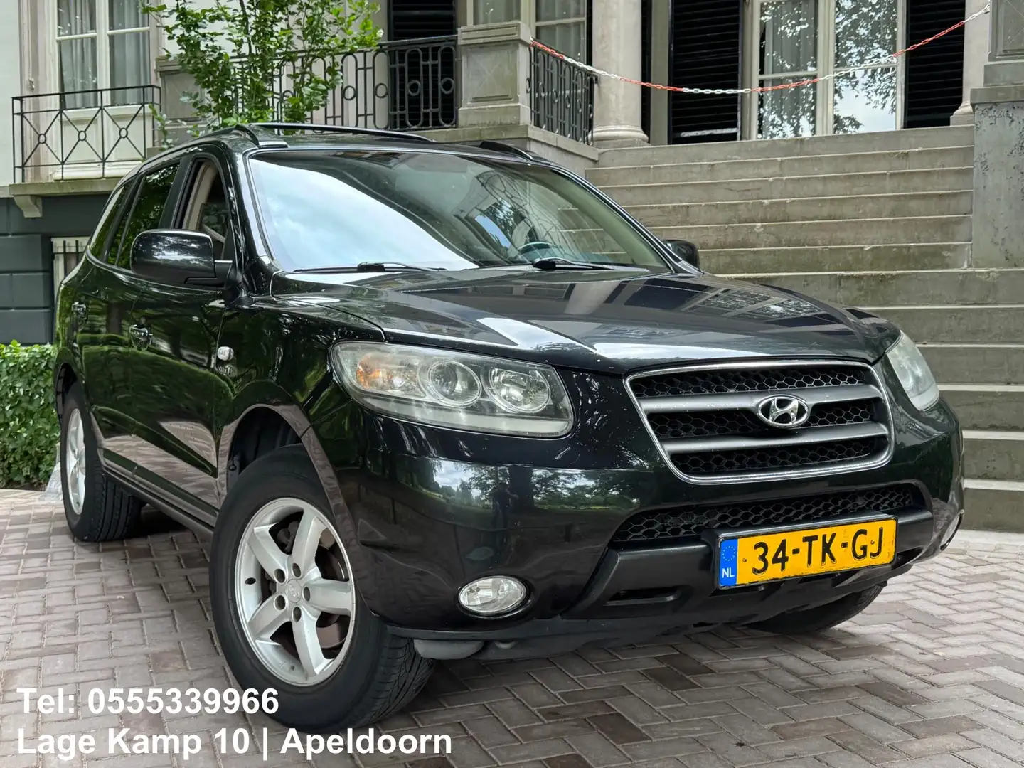 Hyundai SANTA FE 2.7i V6 4WD Style 7p. Automaat Leder Navi Camera P Zwart - 2