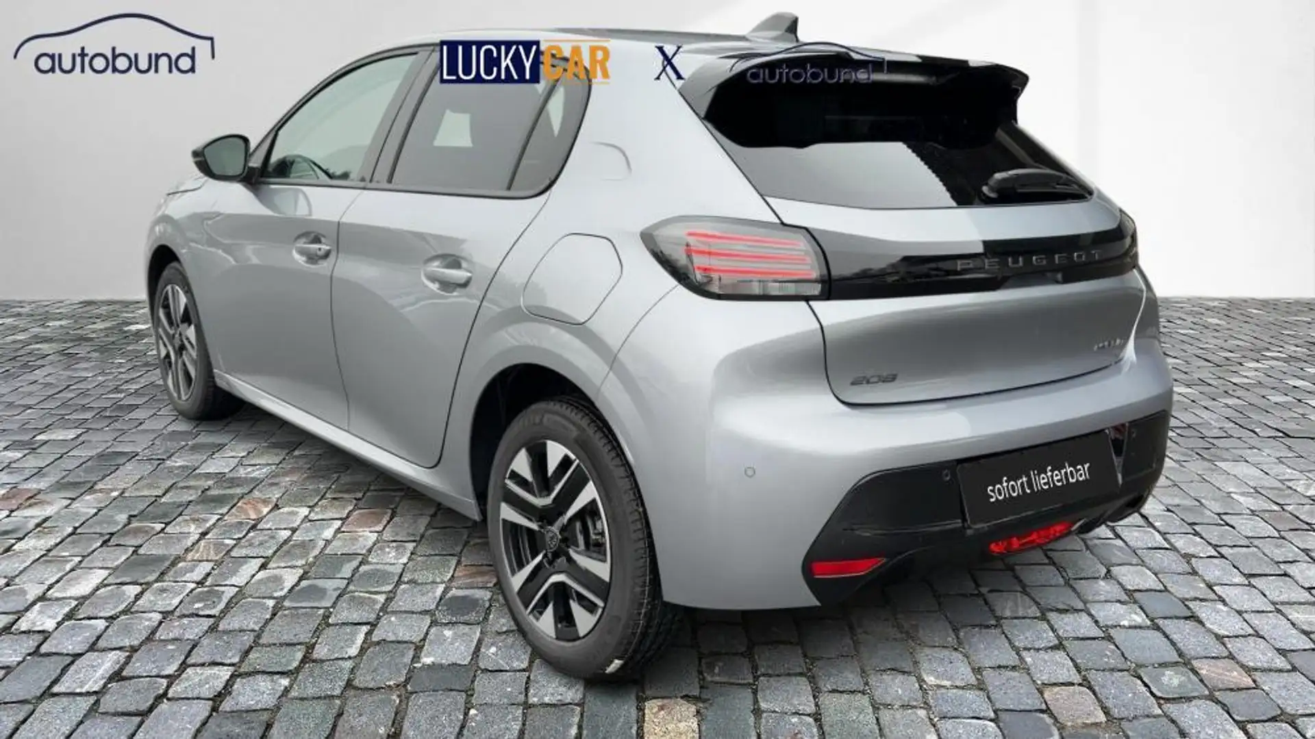 Peugeot 208 ALLURE 8 II Hybrid 110 e-DSC6 (MHEV) Alu KA LED... Grau - 2