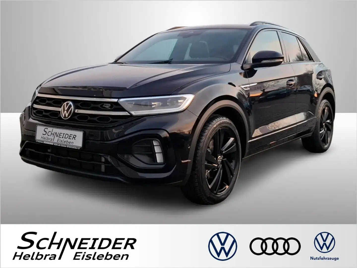 Volkswagen T-Roc 1.5 TSI DSG R-LINE IQ.LIGHT+CAM+NAVI+AZV LED Schwarz - 1