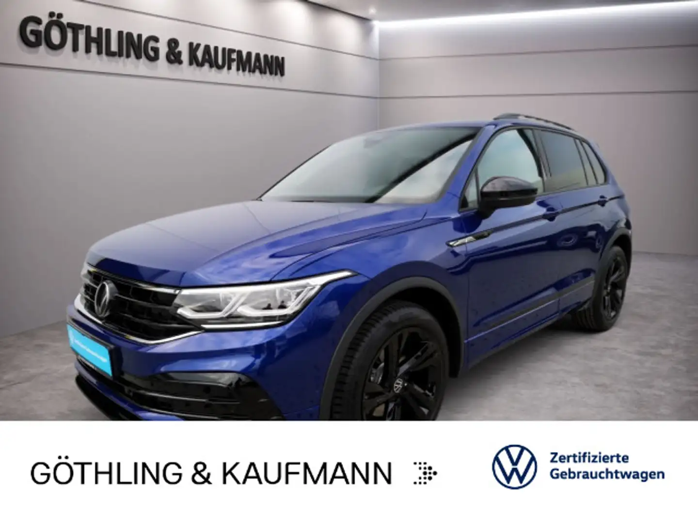 Volkswagen Tiguan R-Line 1.5 TSI DSG*Matrix*AHK*KAM*BlackSt Blau - 1