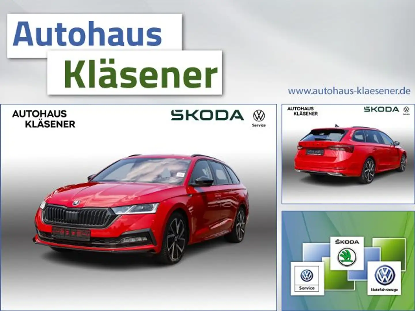Skoda Octavia Combi Sportline 2.0 TSI 140 KW DSG 4x4 Rot - 1