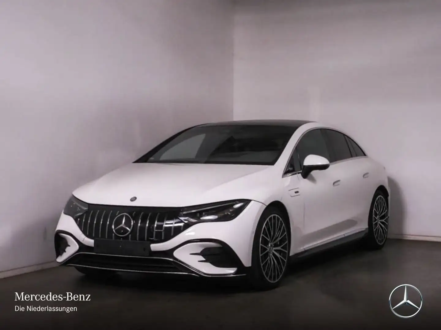 Mercedes-Benz EQE 53 AMG 4M Driversp Fahrass Pano Burmester PTS Weiß - 2