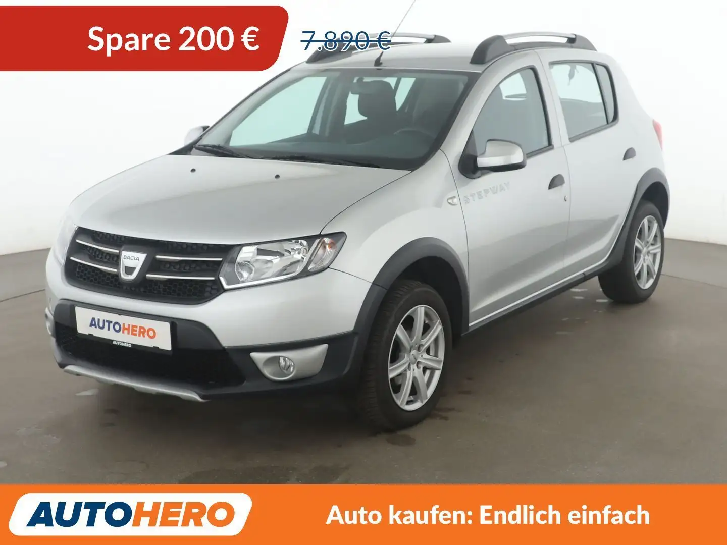 Dacia Sandero 0.9 TCe Stepway Prestige *NAVI*TEMPO*PDC*KLIMA* Silber - 1