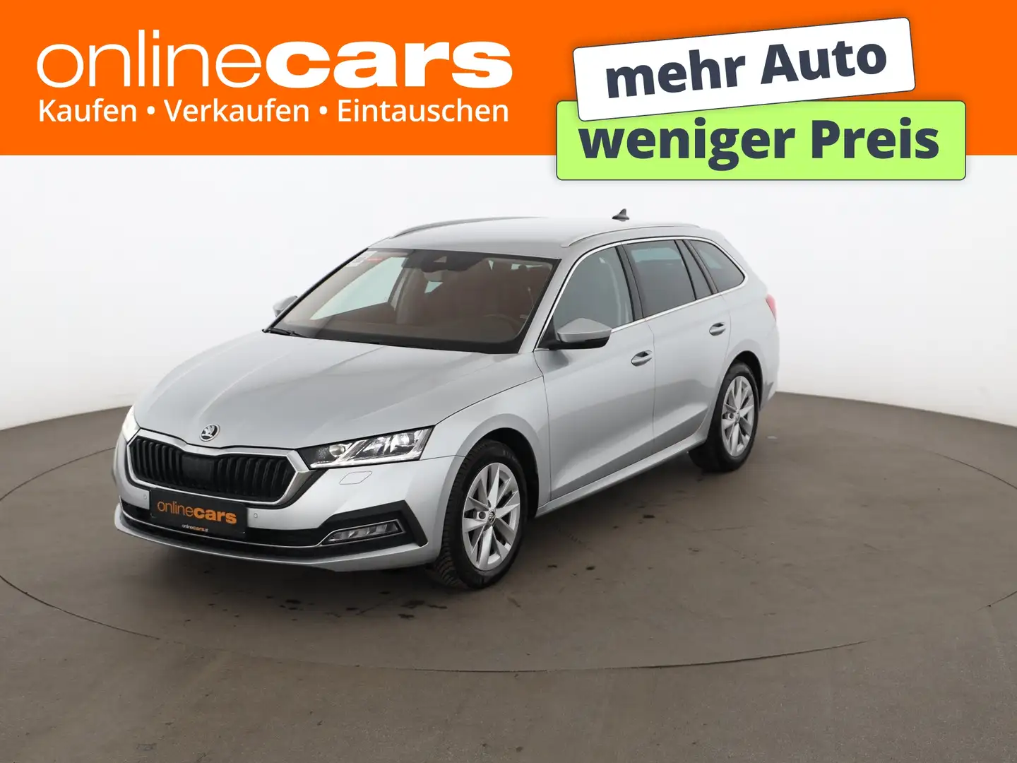 Skoda Octavia Combi 2.0 TDI Style Aut MATRIX AHK RADAR Silber - 1