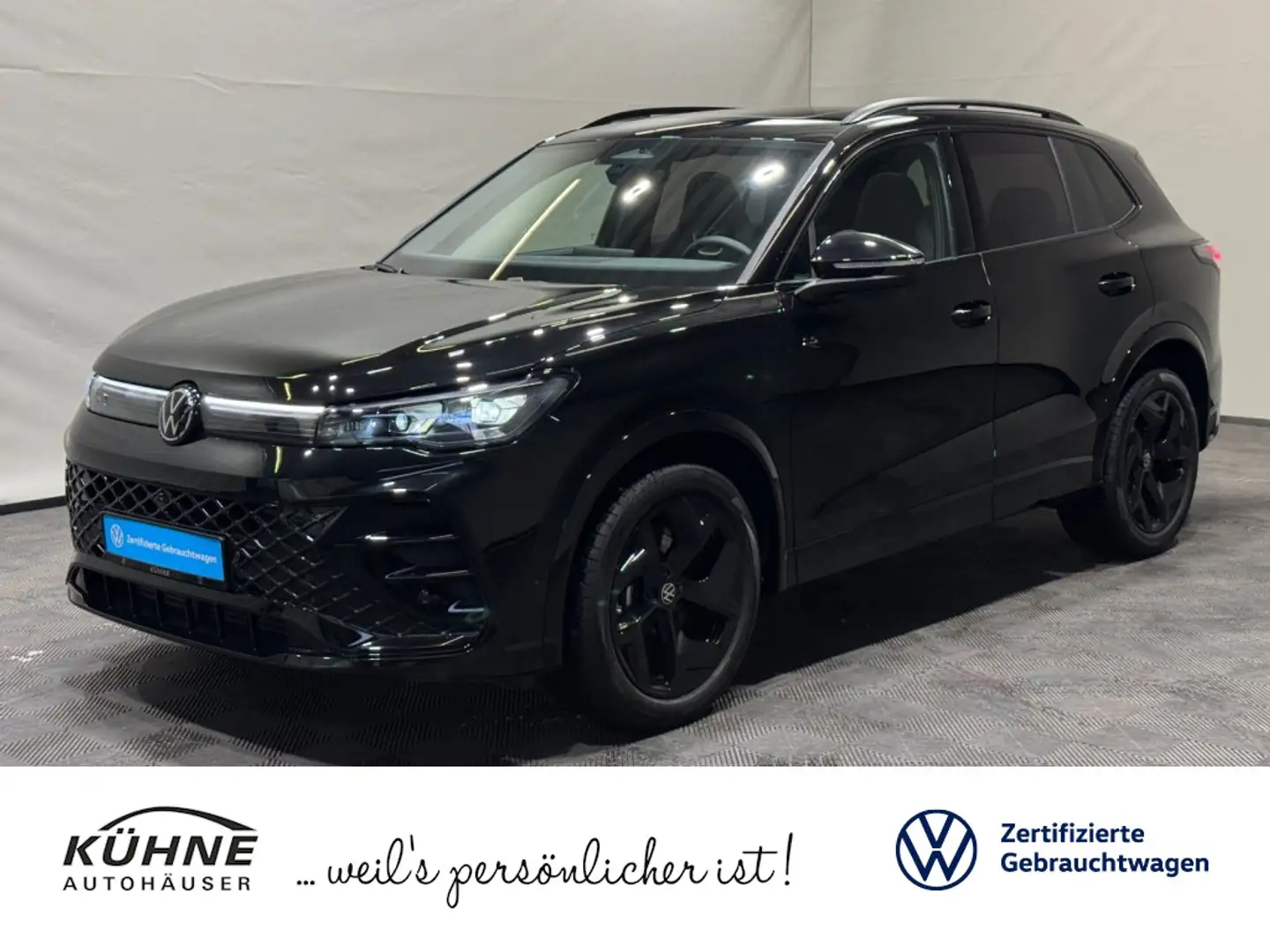 Volkswagen Tiguan R-Line 2.0 TDI DSG | MATRIX NAVI PANO AHK Schwarz - 1