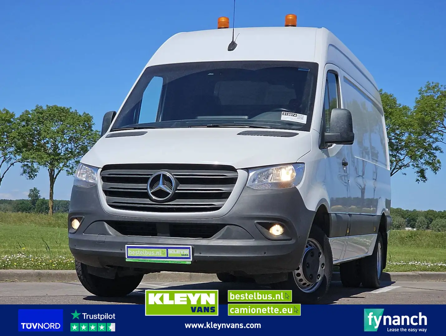 Mercedes-Benz Sprinter 516 L2H2 Dubbellucht AC! Wit - 1