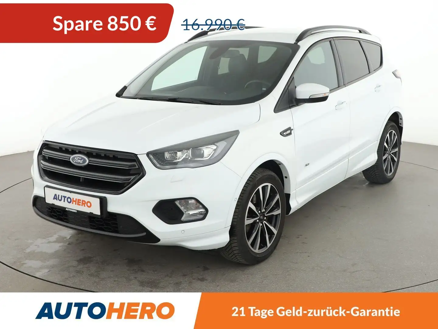 Ford Kuga 1.5 EcoBoost ST-Line Aut.*NAVI*BiXENON*CAM*SHZ*LHZ Weiß - 1