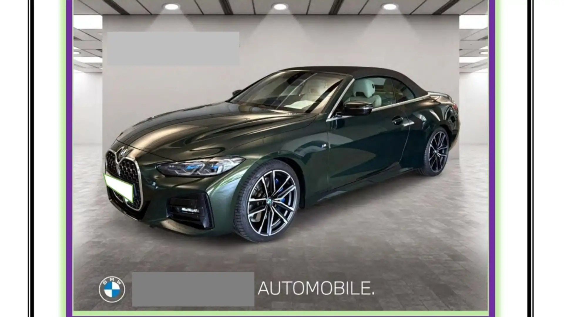 BMW 430 430iA Cabrio Verde - 1