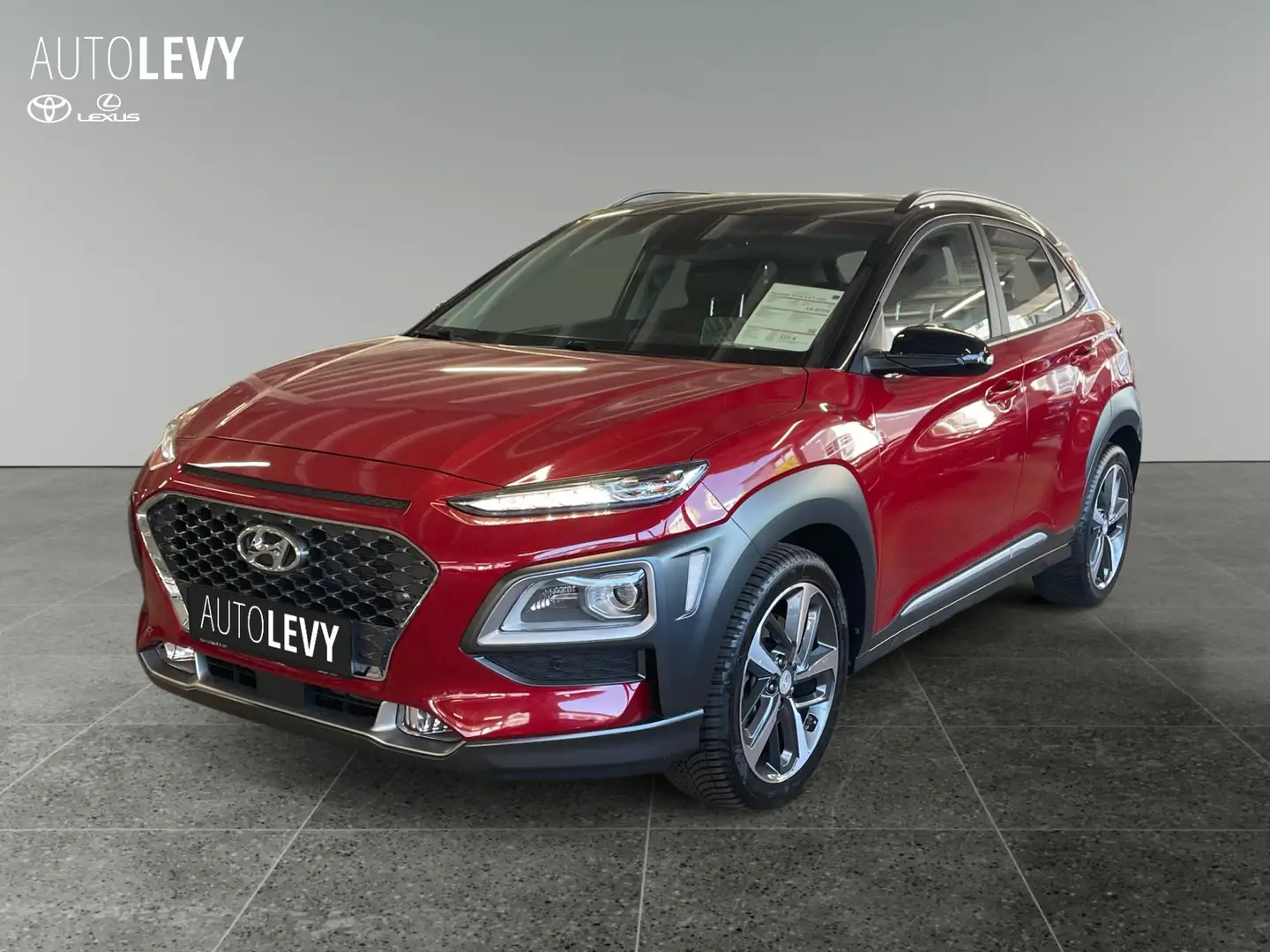 Hyundai KONA 1.6 T-GDI Premium +Kamera+CarPlay+Navi+ Красный - 2