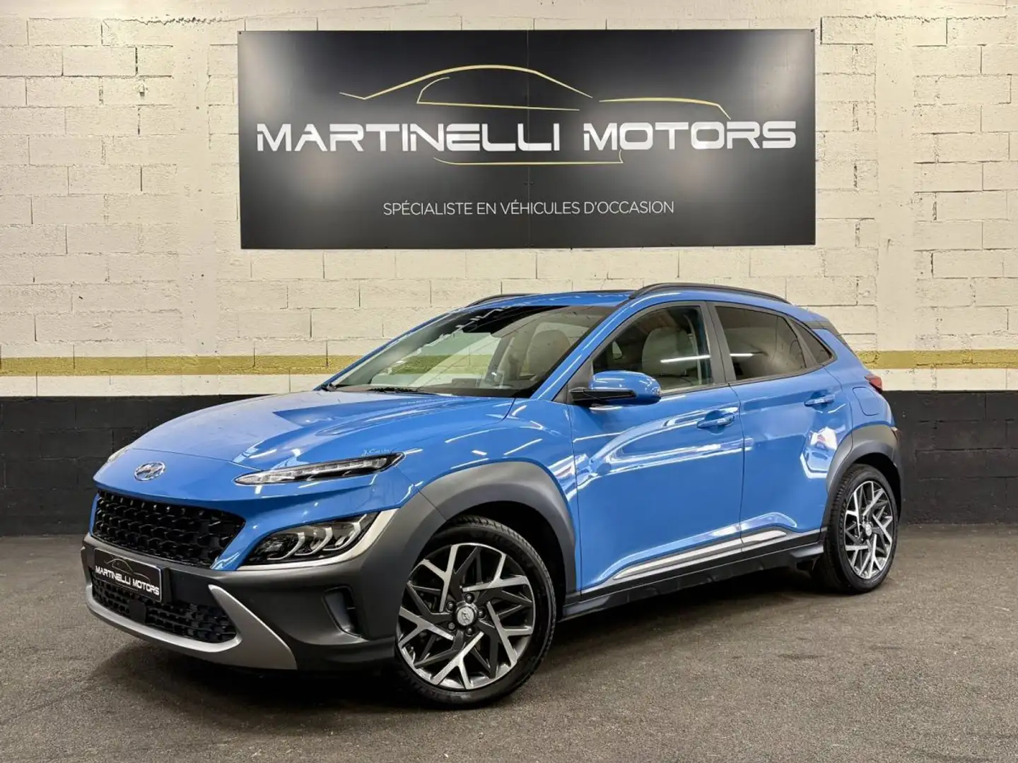 Hyundai KONA 1.6 GDi hybrid 141ch Executive DCT-6 Blau - 1