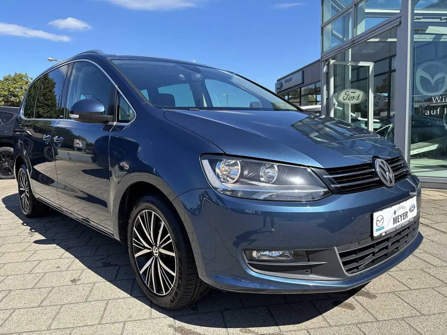 Volkswagen Sharan 2.0 TDI DSG BlueMotion Allstar Kamera/AHK Bleu - 1