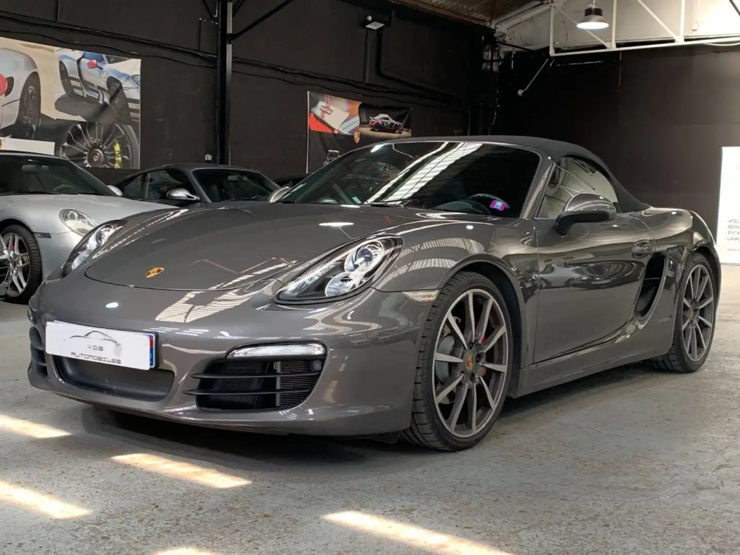 Porsche Boxster 981 S FRANCE/APPROVED/ECHAP/CHRONO Šedá - 1