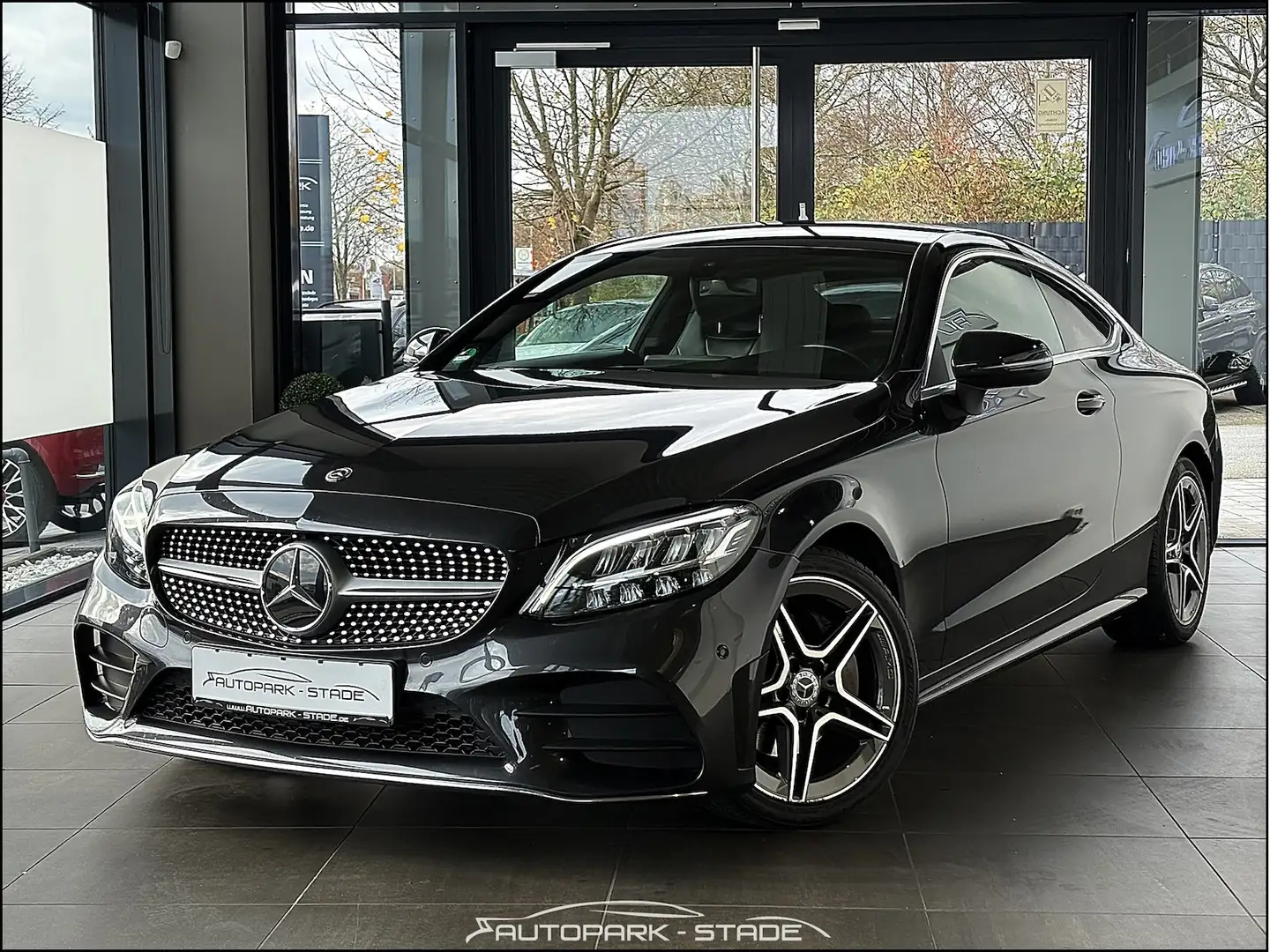 Mercedes-Benz C 200 Coupé EQ AMG LED Assist. Navi Leder Grau - 2