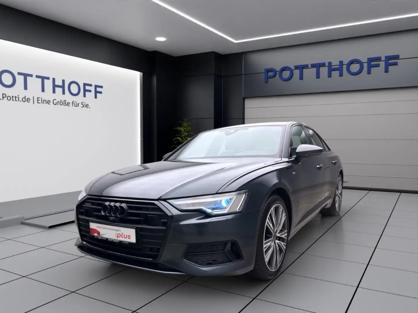 Audi A6 50 TFSIe Q S LINE BLACK AHK NAVI+ ACC MATRIX B&O Grau - 1
