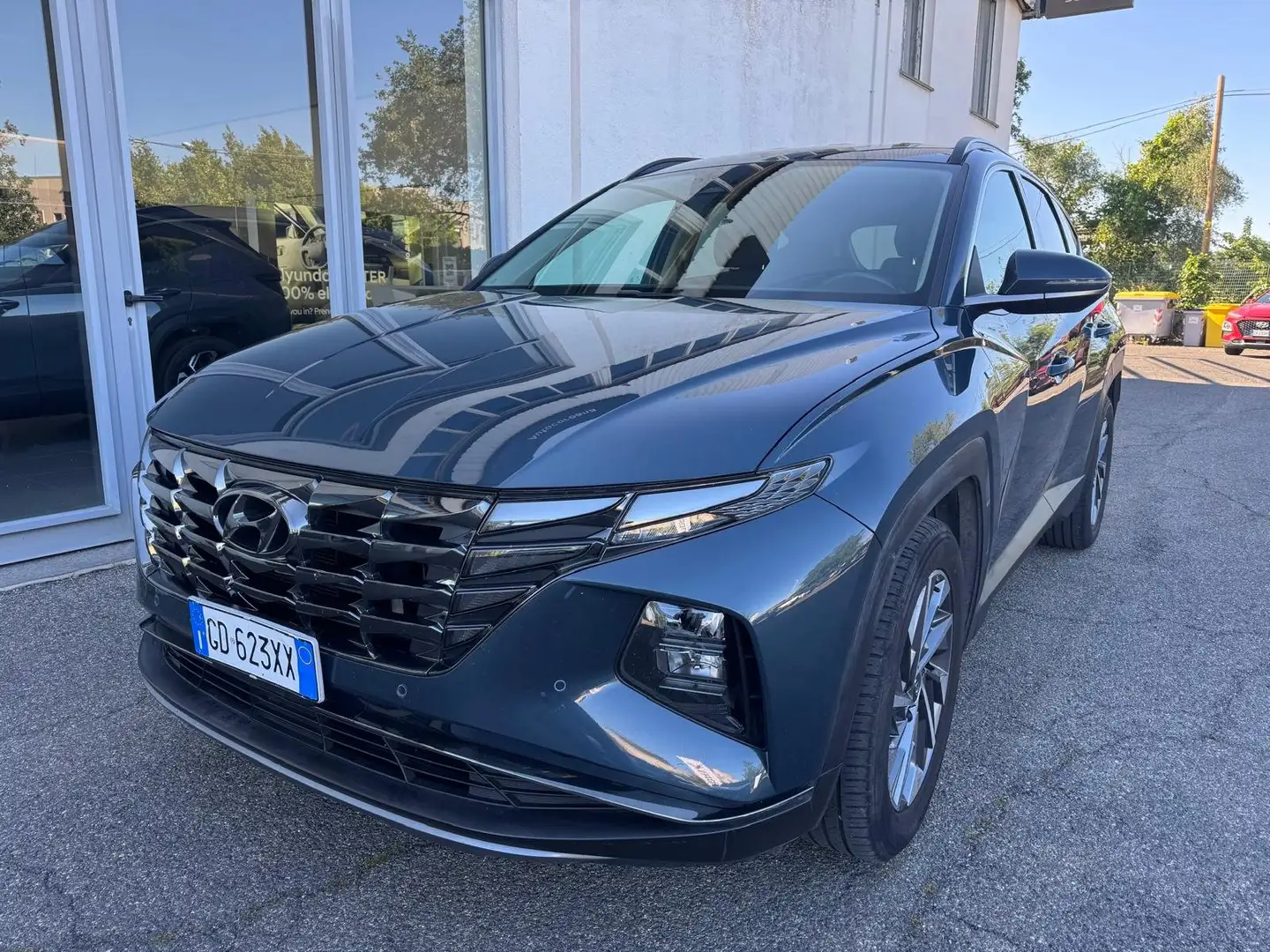 Hyundai TUCSON Tucson 1.6 t-gdi 48V Xline 2wd dct Blauw - 1