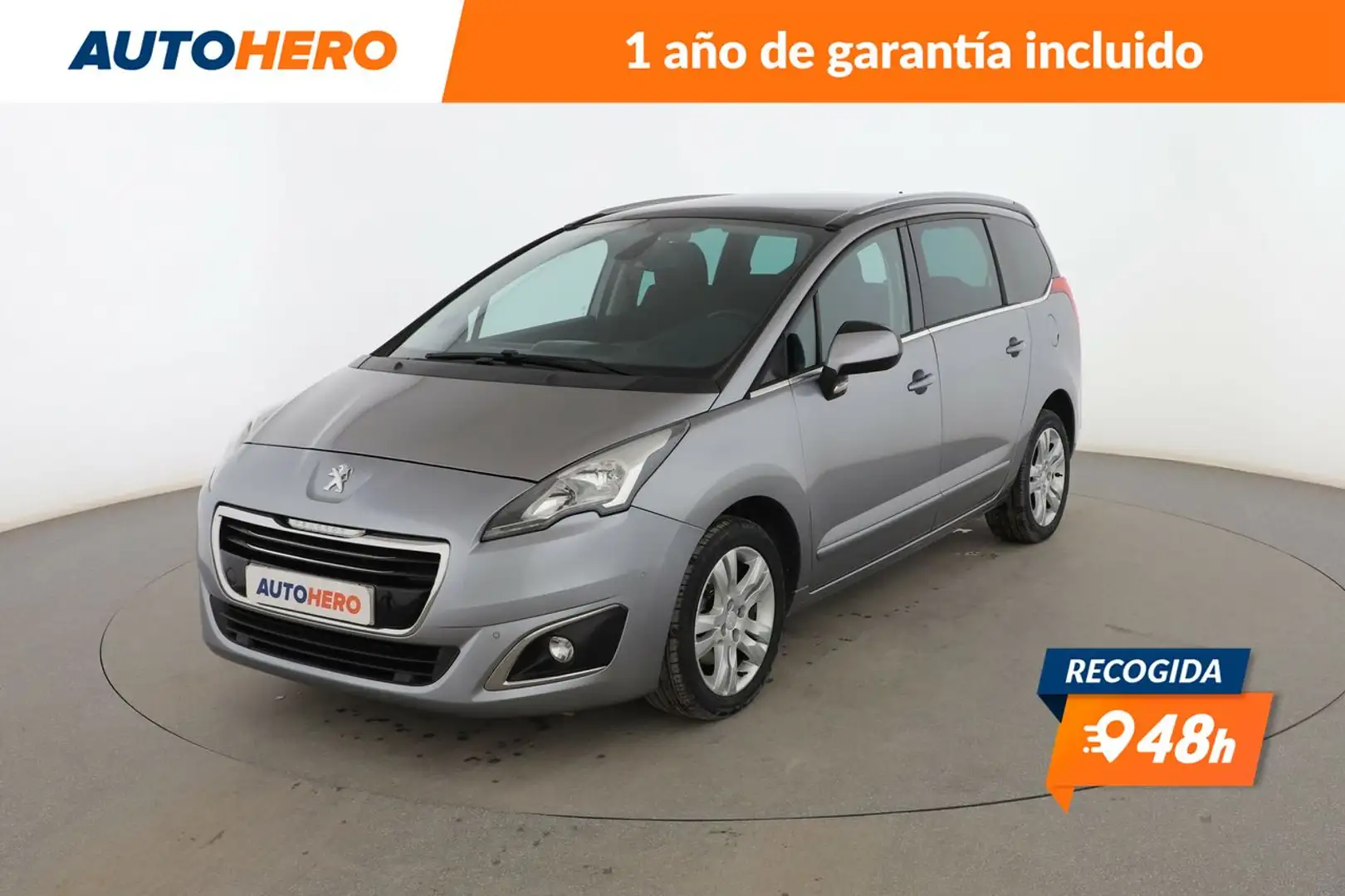 Peugeot 5008 1.6 BlueHDI Allure 7 pl. 120 Gris - 1