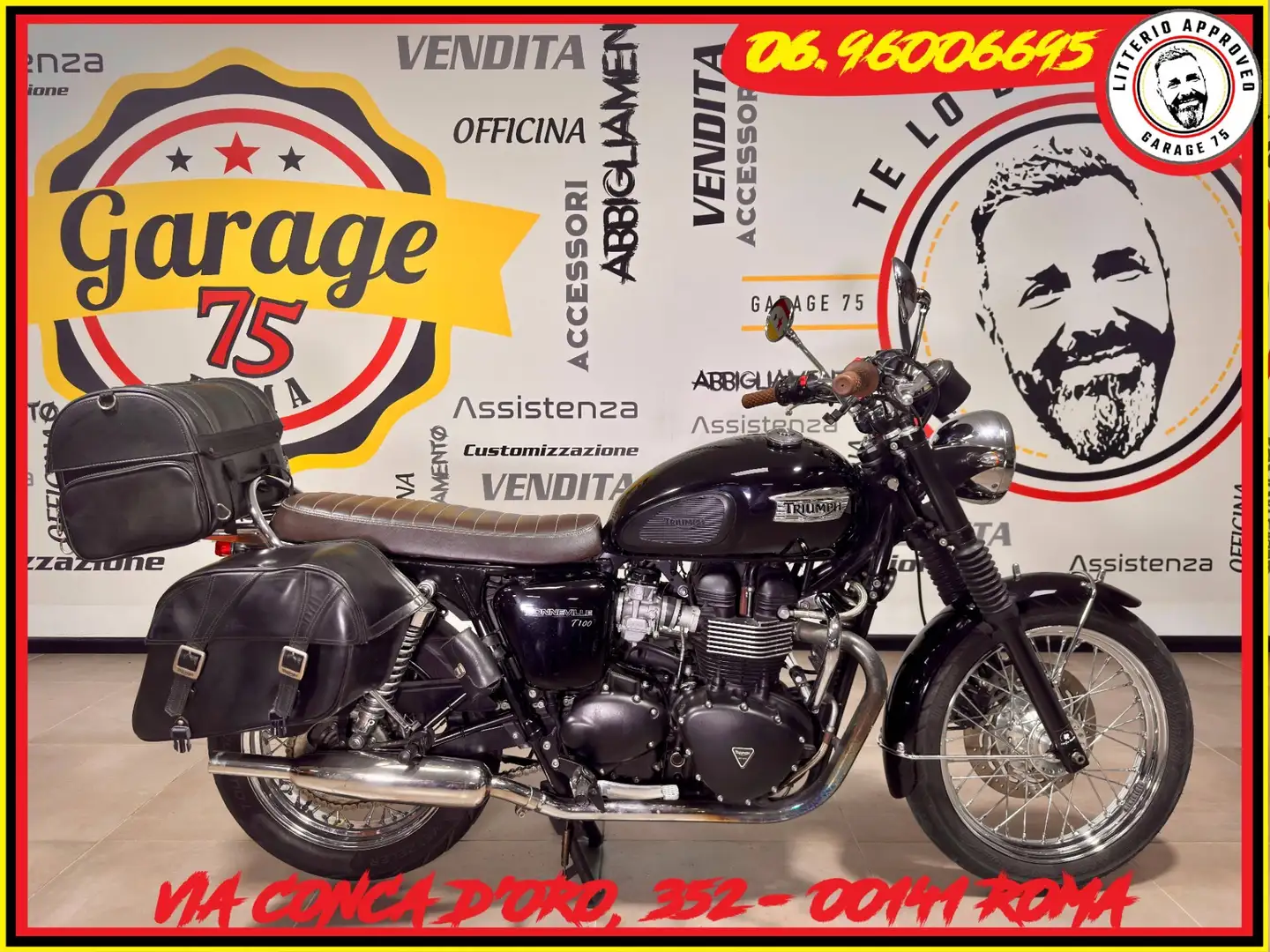 Triumph Bonneville T100 Nero - 1