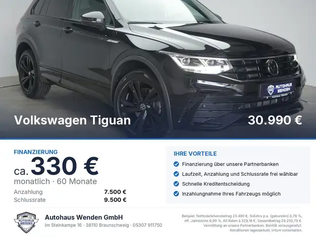 2023 Volkswagen Tiguan in Black for sale
