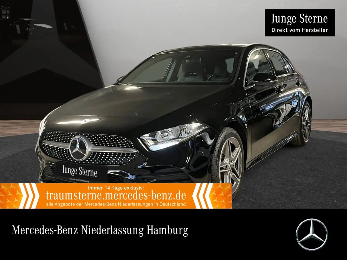 Mercedes-Benz A 250 e AMG+PANO+8G Schwarz - 1