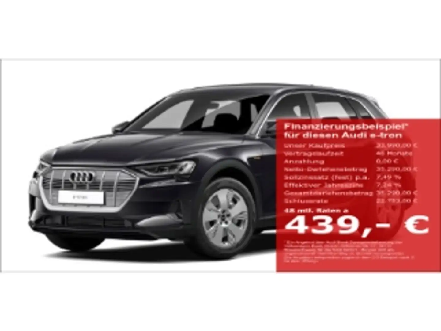 Audi e-tron 50 quattro LED+Virtual Cockpit+Einparkhilfe plus++ Black - 1