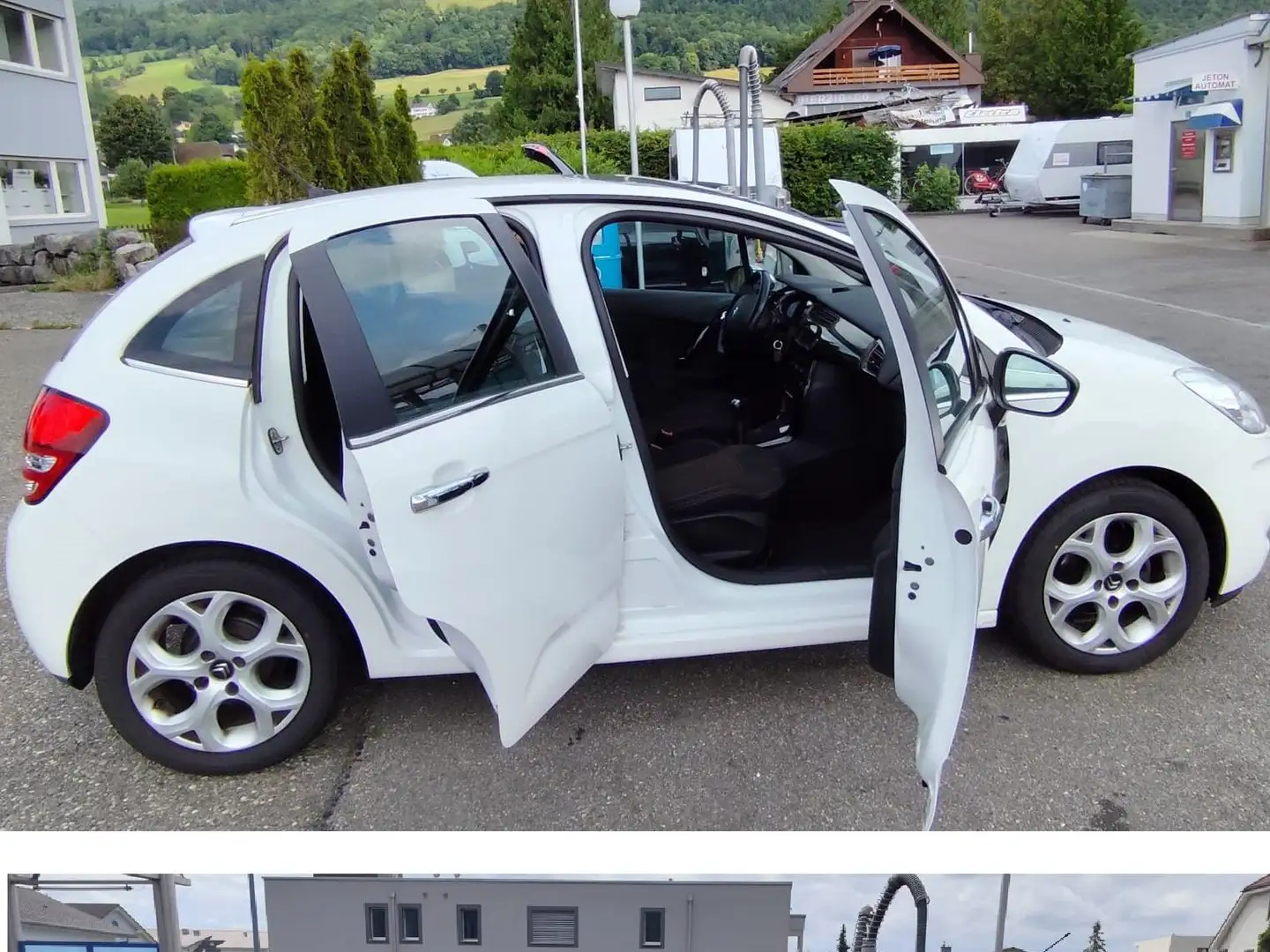 Citroen C3 C3 1.4 i 16V Swiss Style 95PS, Auto in der Schweiz Weiß - 2