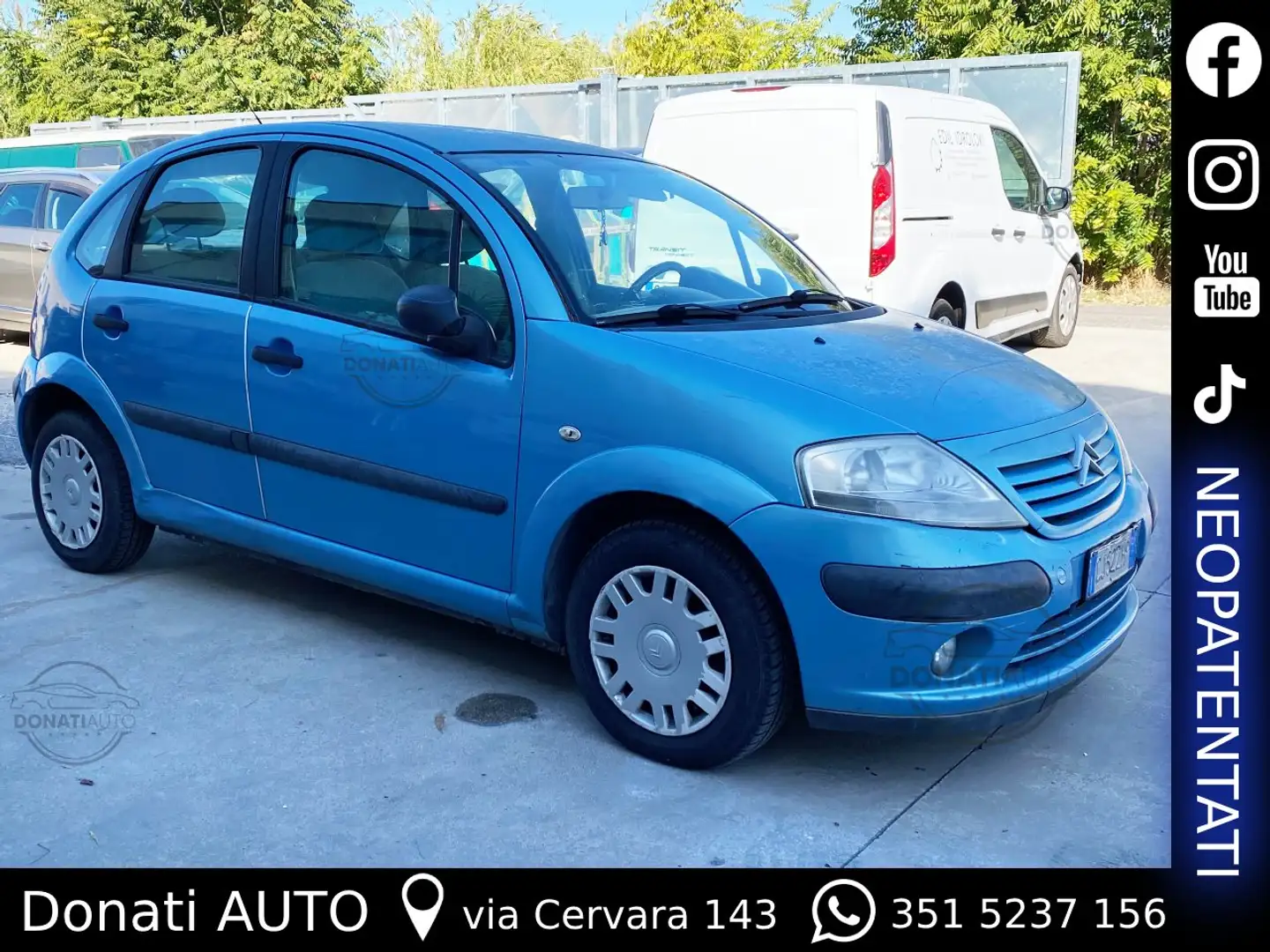 Citroen C3 1.4 hdi 68cv Blu/Azzurro - 1
