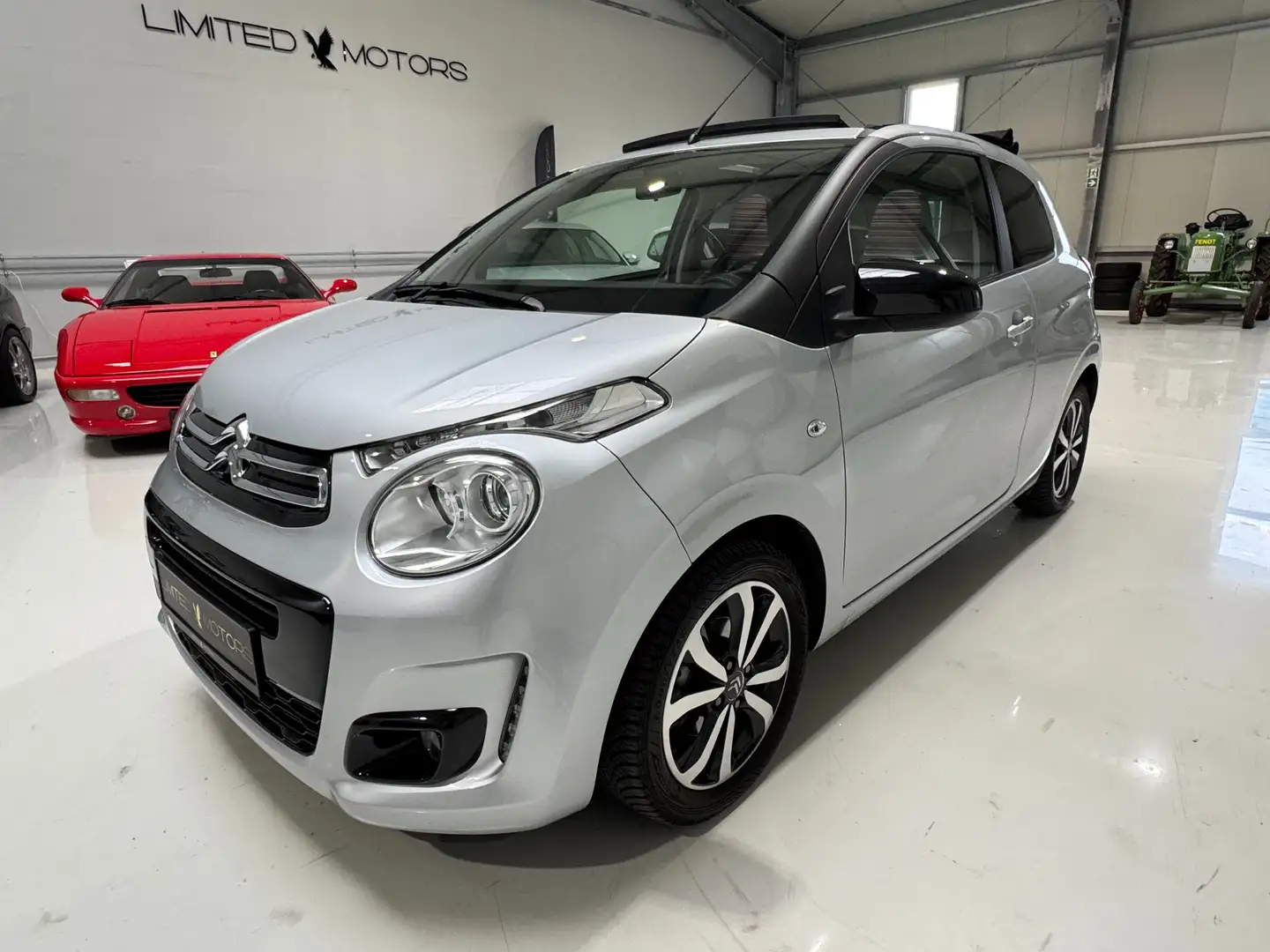 Citroen C1 Kamera SHZ Klima BT Faltdach Tempomat Garantie Silber - 1