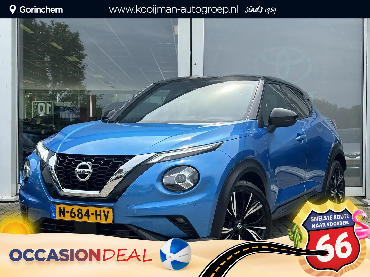 Nissan Juke 1.0 DIG-T N-Design | Bose premium audio | Leder/Al Blauw - 1