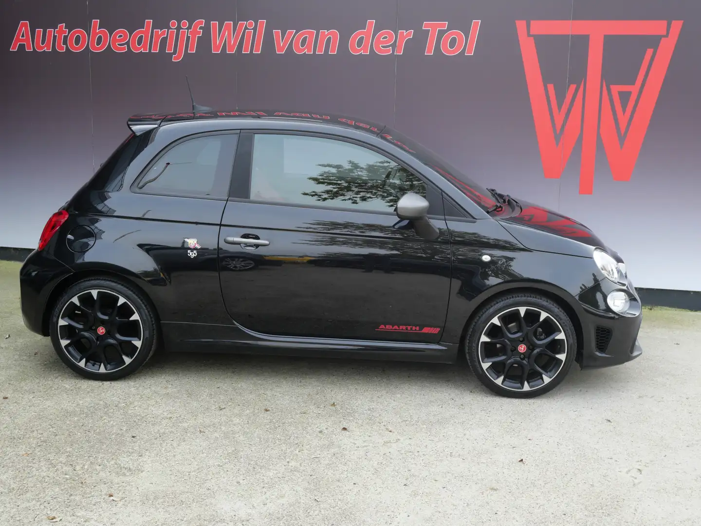 Fiat 500 Abarth 1.2 SPORT | | NAVIGATIE | SPORTUITLAAT | RIEM V.V. Zwart - 1