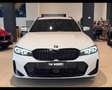 BMW 320 Serie 3 320e Touring Msport phev 163cv 2023 Blanc - thumbnail 2