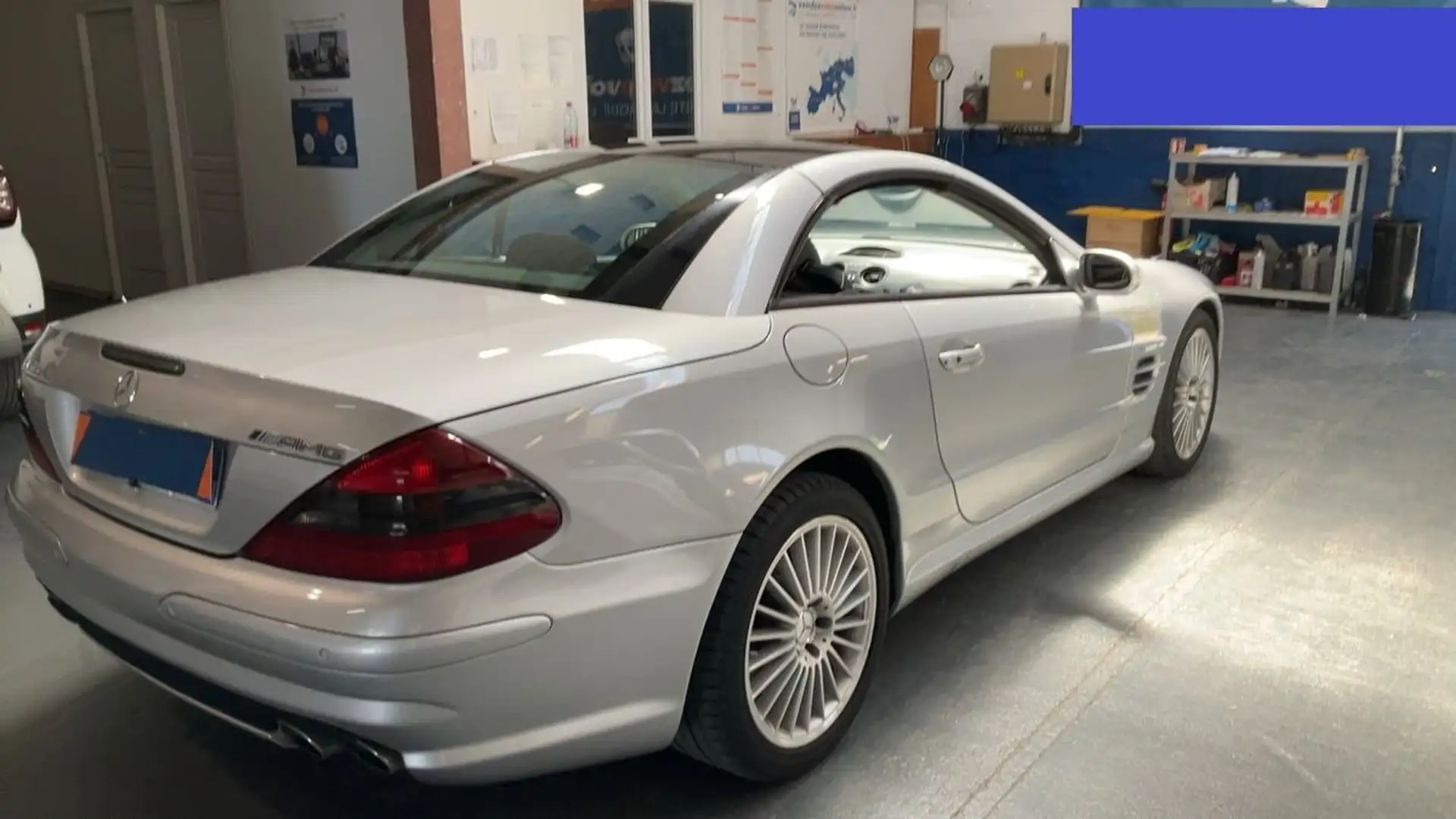 Mercedes-Benz SL 55 AMG k 500cv - ASI - Unico Proprietario - Plateado - 2