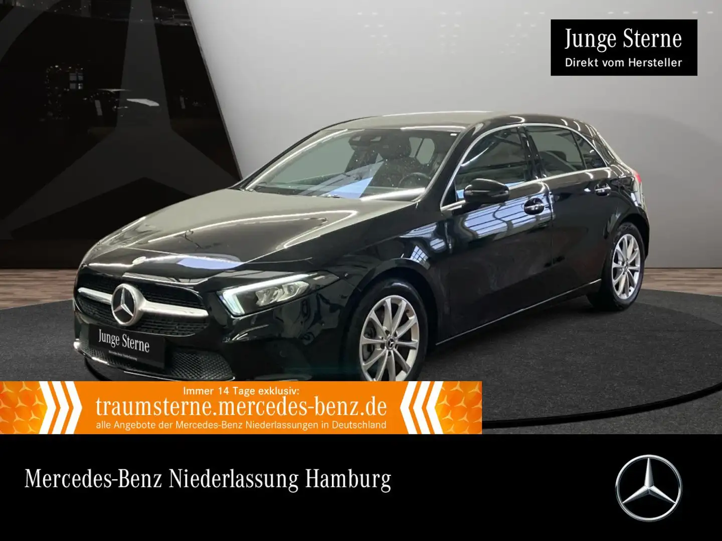 Mercedes-Benz A 200 d PROGRESSIVE+PANO+LED+KAMERA+TOTW+KEYLESS Schwarz - 1