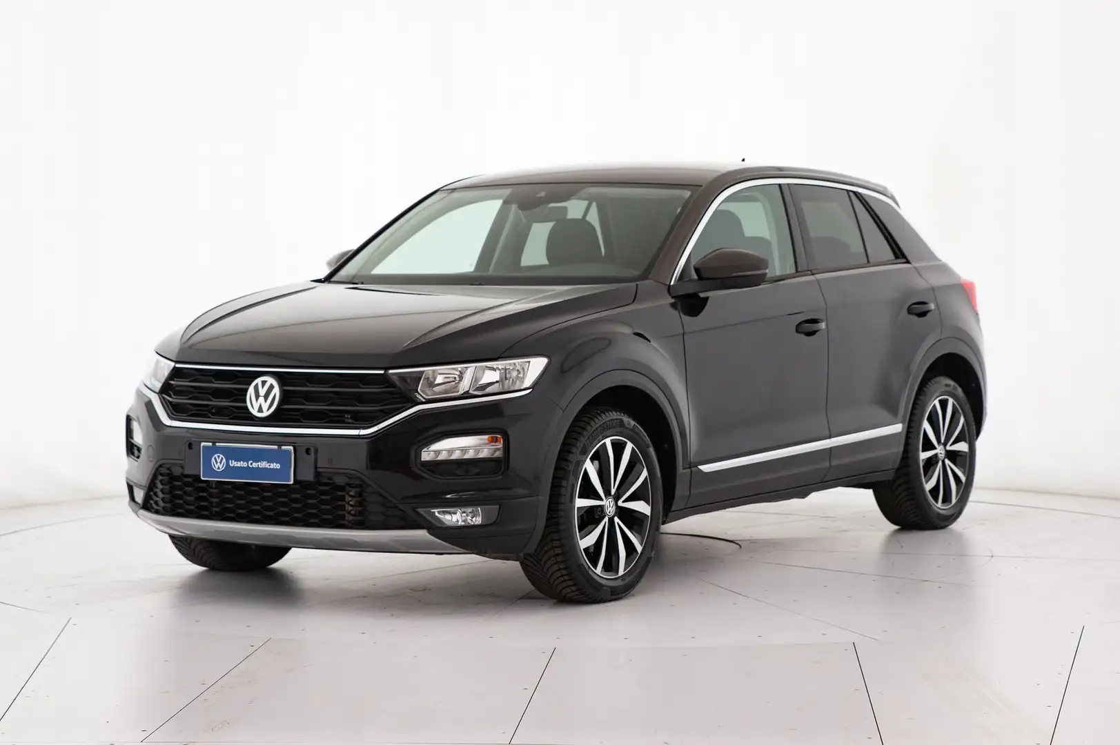 Volkswagen T-Roc 2.0 TDI SCR DSG 4MOTION Style BlueMotion Technolo Zwart - 1
