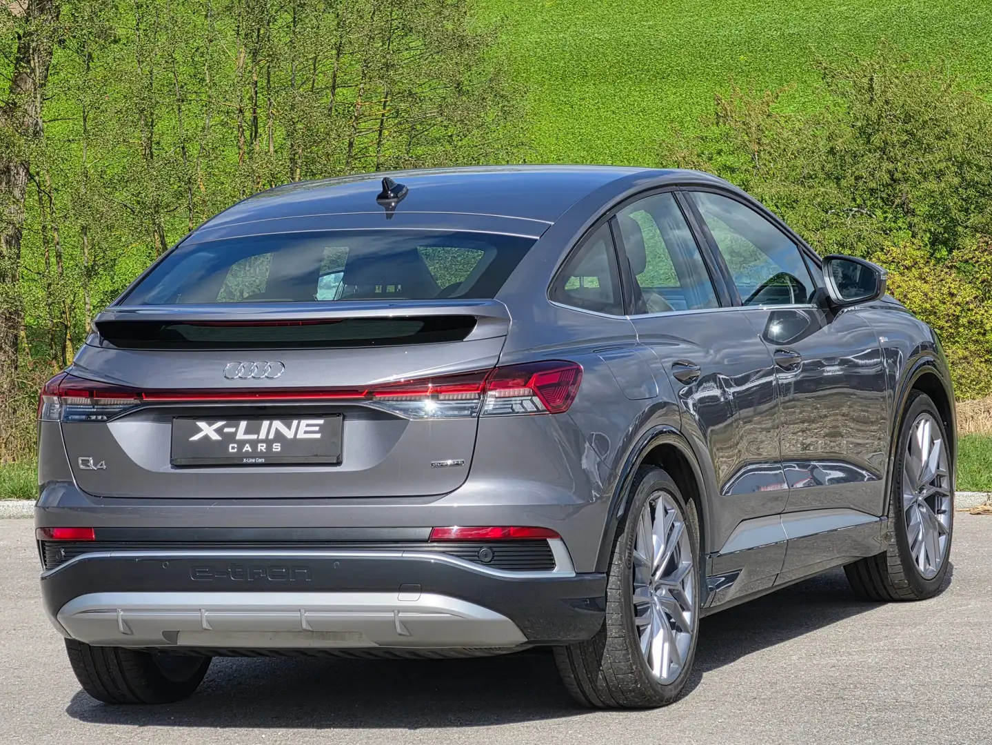Audi Q4 e-tron 50 e-tron Quattro* Automatik* RFK* Navi* MwSt.* Braun Leder* Tempomat* Grau - 2