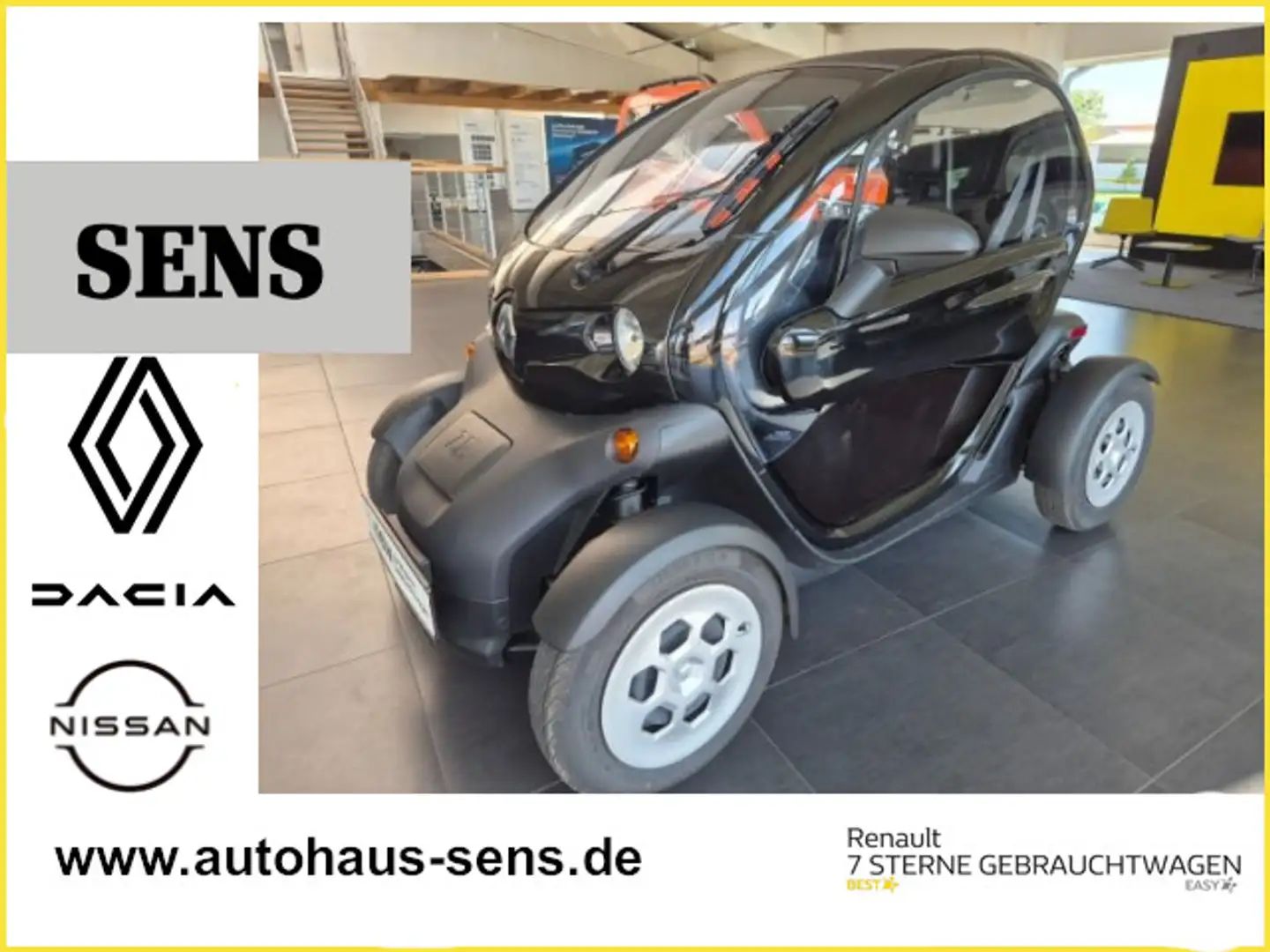 Renault Twizy Life " Fenster u. Bluetooth-Audio" Schwarz - 1
