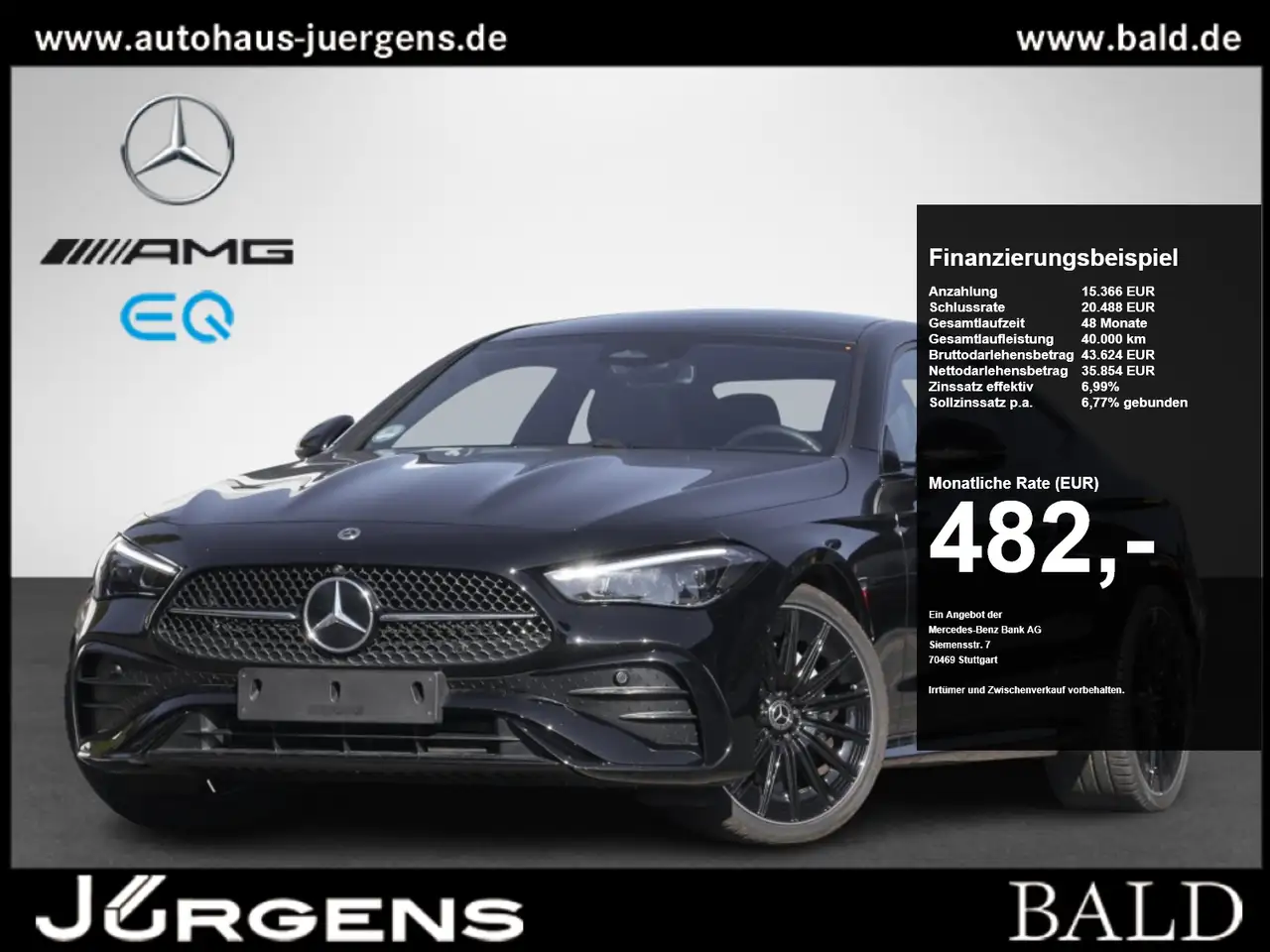 Mercedes-Benz CLE 220 d Cp AMG-Sport/Pano/Burm/Distr/Memo/360° — photo 1 of 15