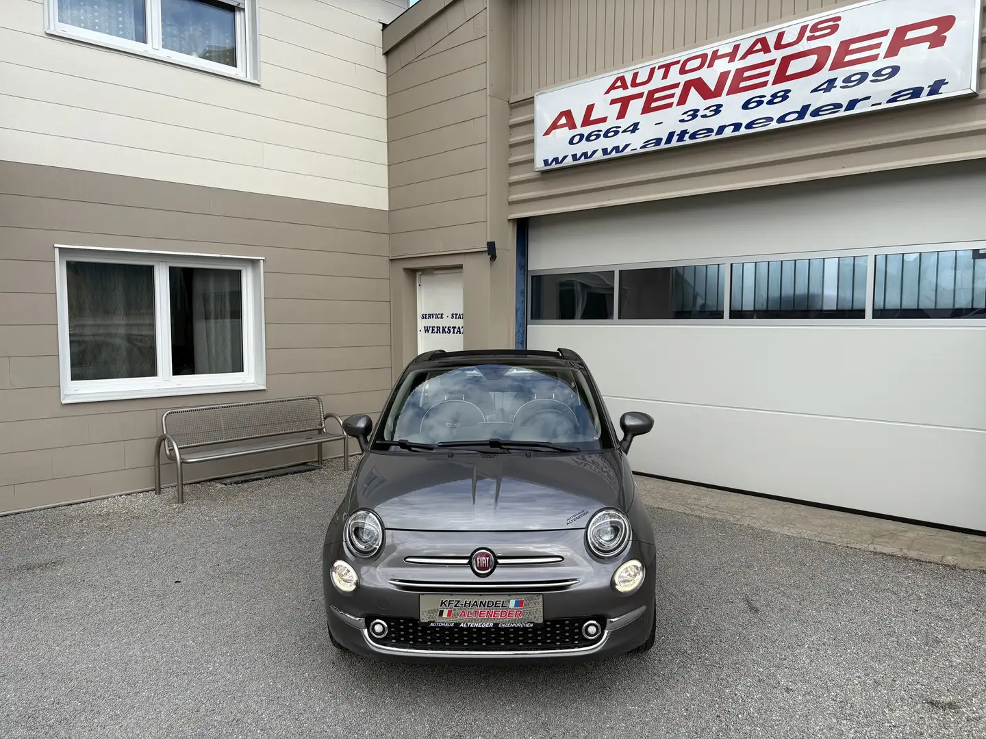 Fiat 500 C 1,2 69 Lounge *CABRIOLET*ZR NEU*ELEKTR.VERDECK* Grau - 2