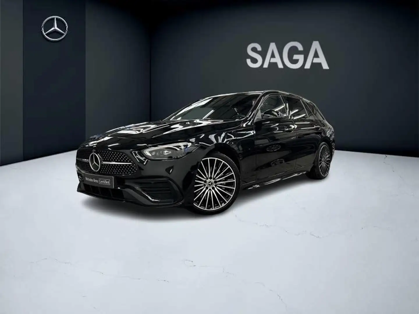 Mercedes-Benz C 200 d break AMG Pack Night Toit Pano Negro - 1