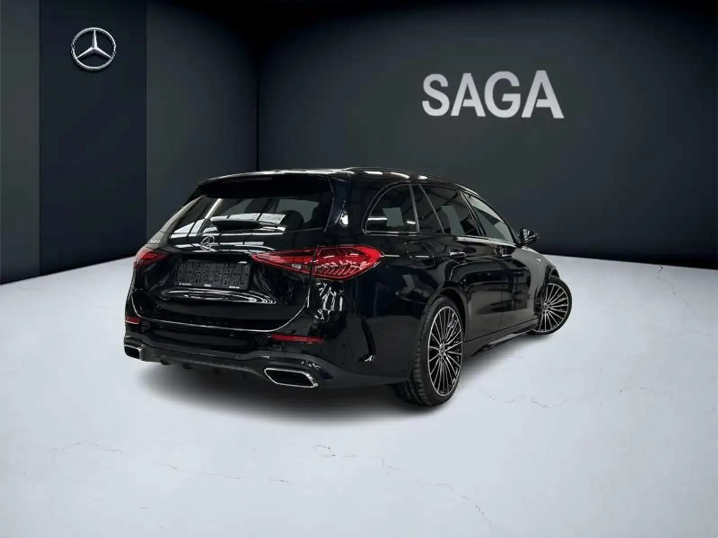 Mercedes-Benz C 200 d break AMG Pack Night Toit Pano Negro - 2