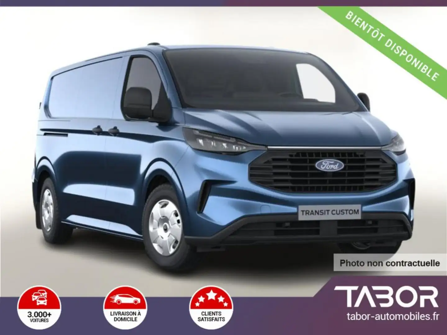 Ford Transit Custom TDCI 136 Trend 320 L2 LED Bleu - 1