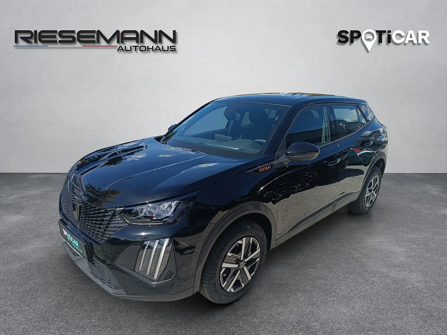 Peugeot 2008 PureTech 100 S&S Style 6-Gang-Manuell Schwarz - 1