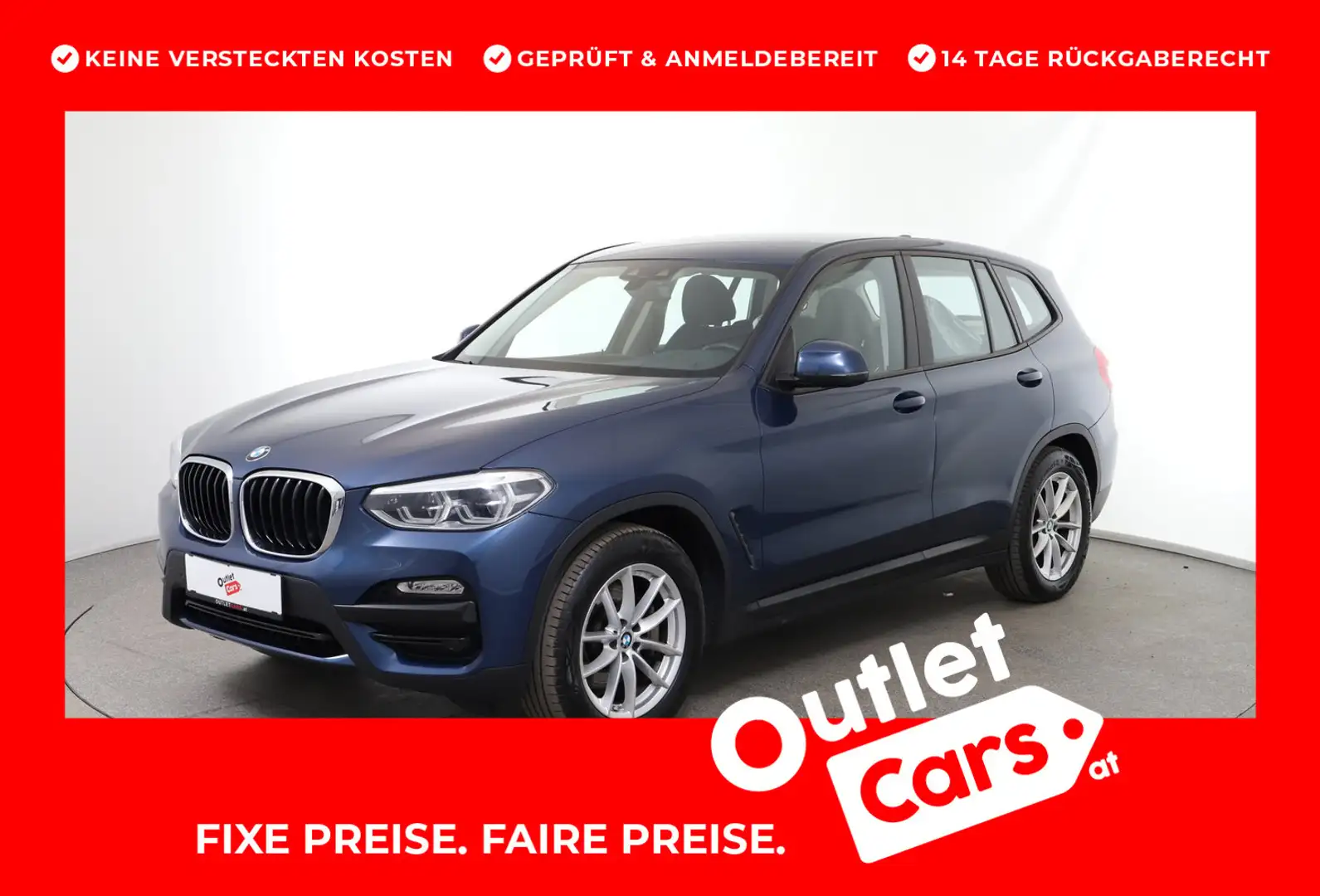 BMW X3 xDrive 25d Advantage Aut. Blau - 1