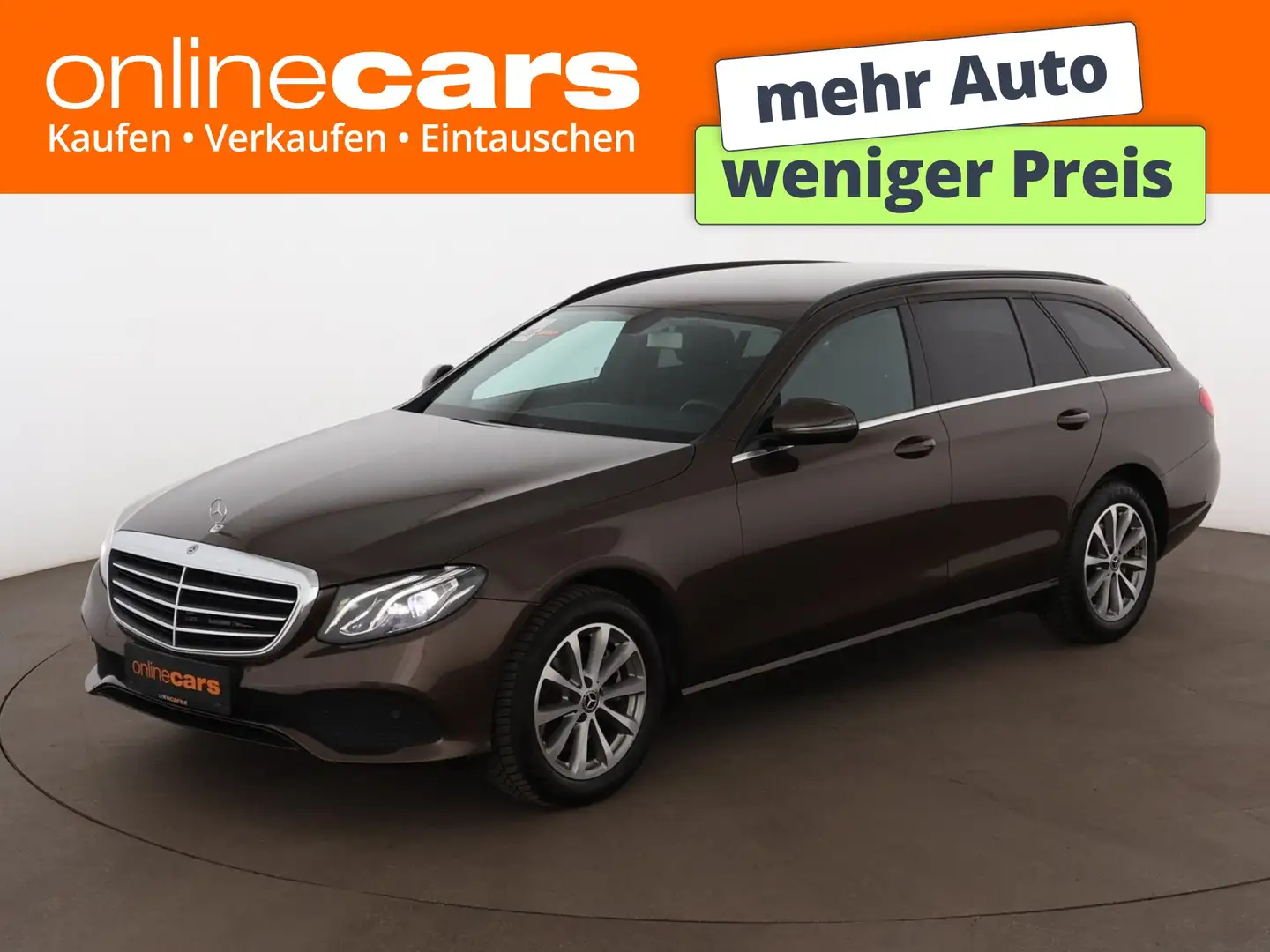 Mercedes-Benz E 220 d 4Matic Aut LED NAVI SITZHZG R-CAM PDC Braun - 1
