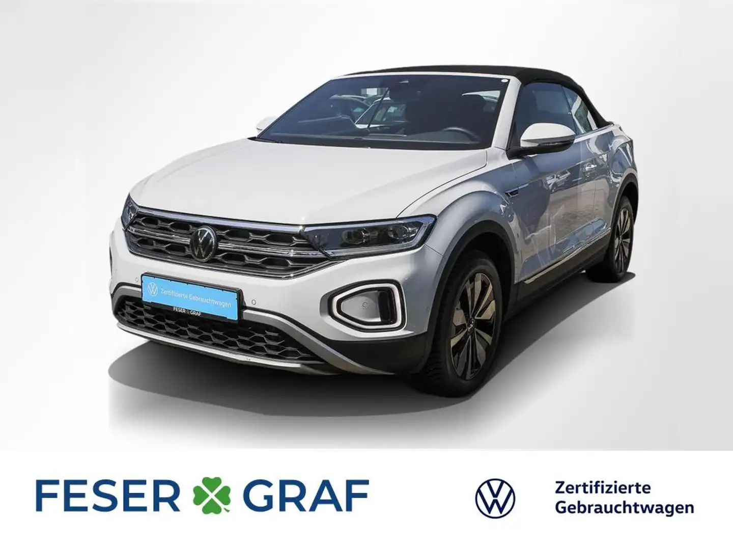Volkswagen T-Roc Cabrio 1.5 TSI Move DSG ACC LED Navi RüKa Weiß - 1