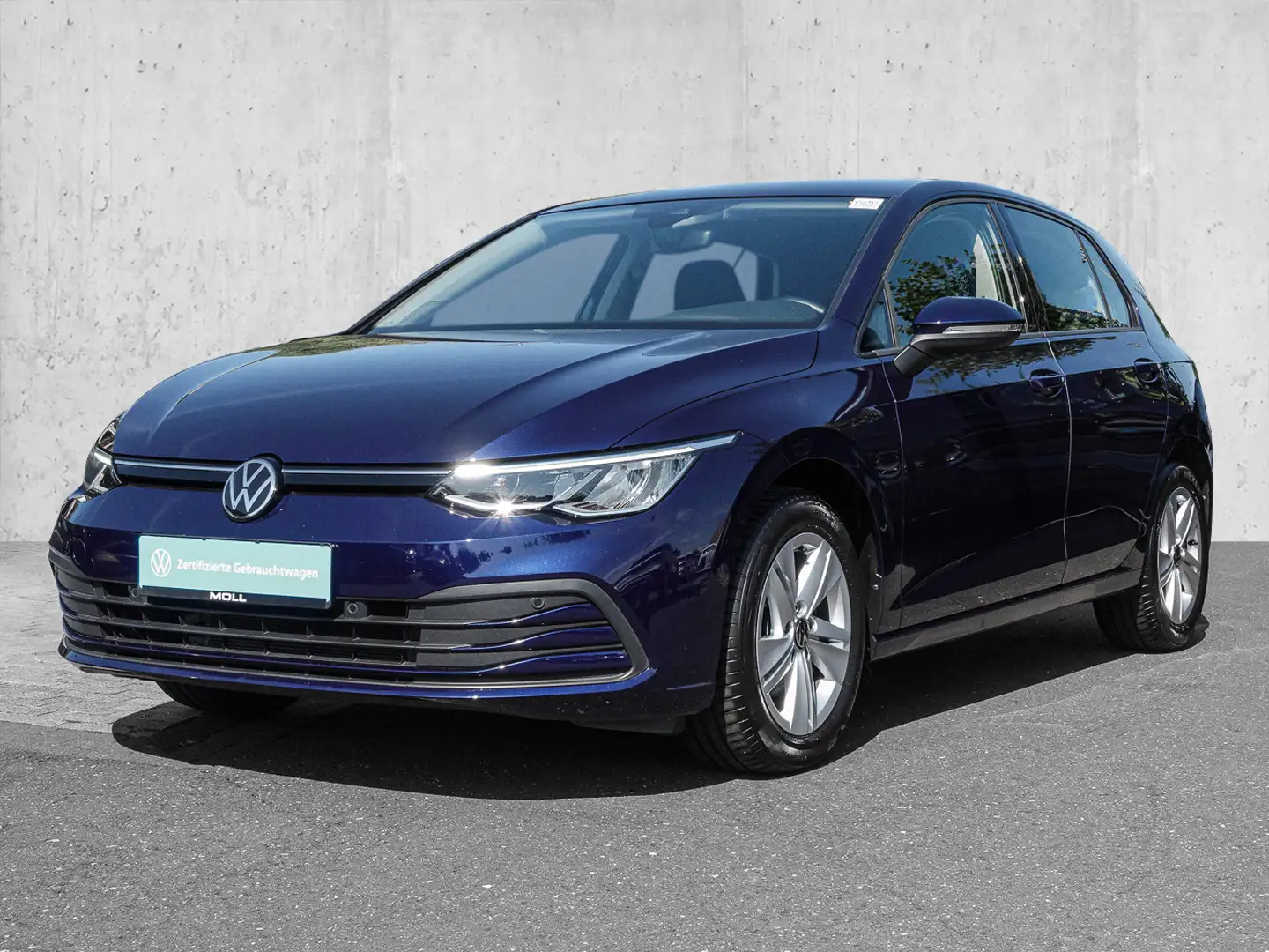 Volkswagen Golf VIII 1.0 TSI Life NAVI ALU LED Blu/Azzurro - 2