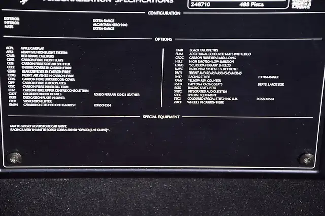 Ferrari 488 GTB Pista *Full Carbon*Matt Paint*Lift*Camera* Ansicht 24