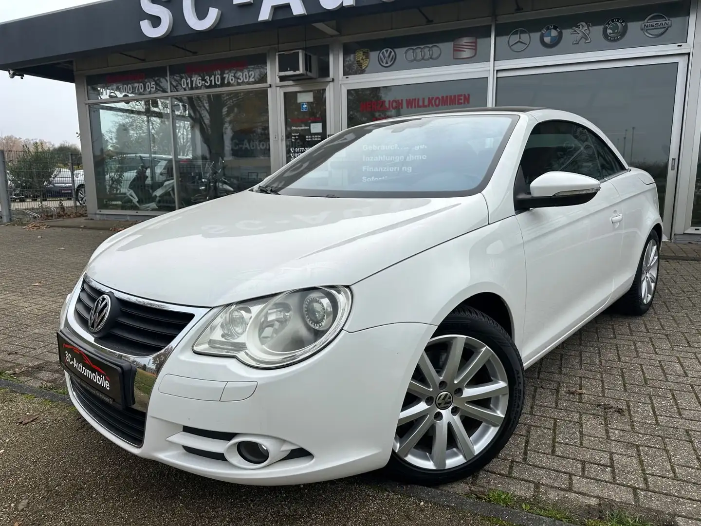 Volkswagen Eos 2.0 Turbo*AUTOMATIK*NAVI*PDC*TEMP Weiß - 1