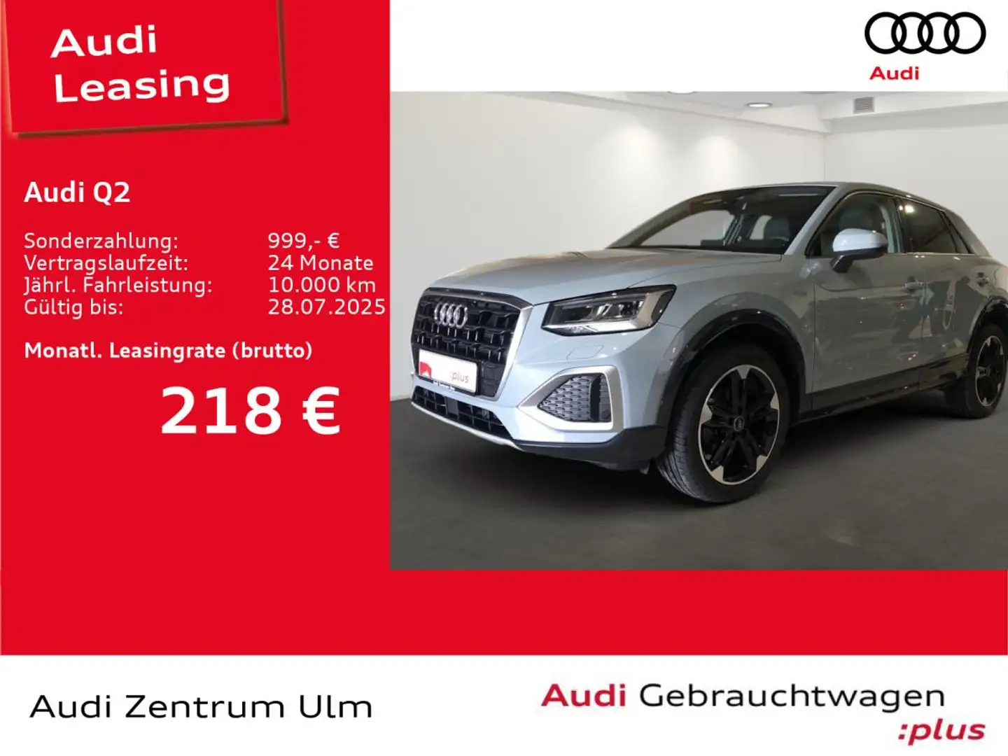 Audi Q2 advanced 30 TDI AHK E-KLAPPE NAV+ Grau - 1