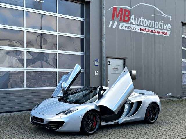 Imagine McLaren MP4-12C 3.8 V8 Spider Ice Silver Service McL NEU  -