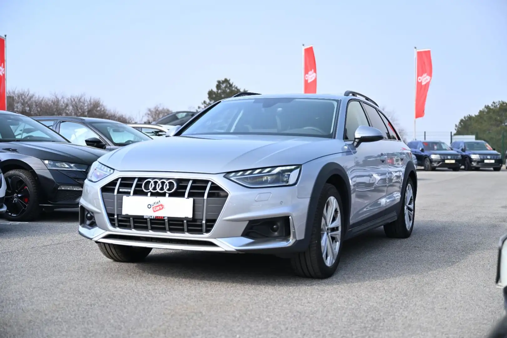 Audi A4 allroad 40TDI quattro Aut. LED+NAV+SKY+LEDER Silber - 2